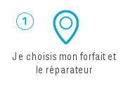 Choix du forfait et du réparateur