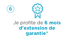 Extension de garantie de 6 mois